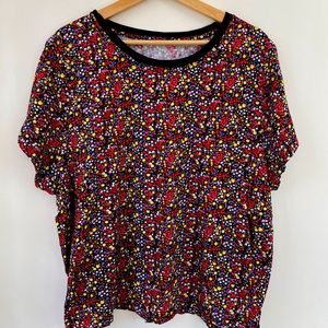 J. Crew Women’s Knit Floral Tee